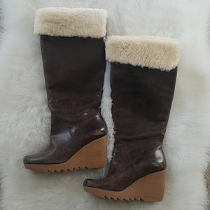 Michael Kors brown knee boot